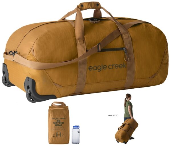 No Matter What Large 110 L Rolling Duffel