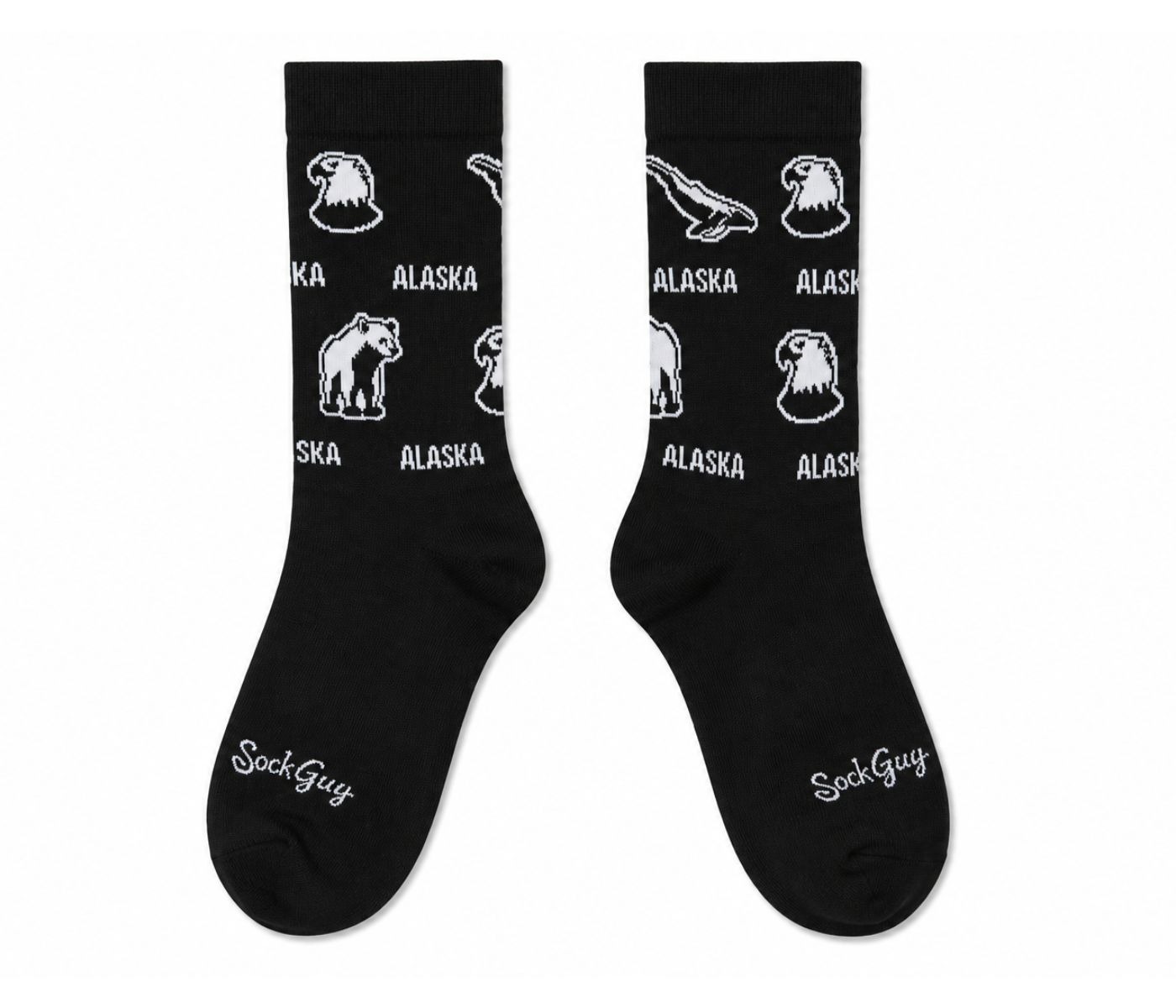 Special Edition Alaska Crew Socks (Eagles, Grizzlies, Whales) - Image 4